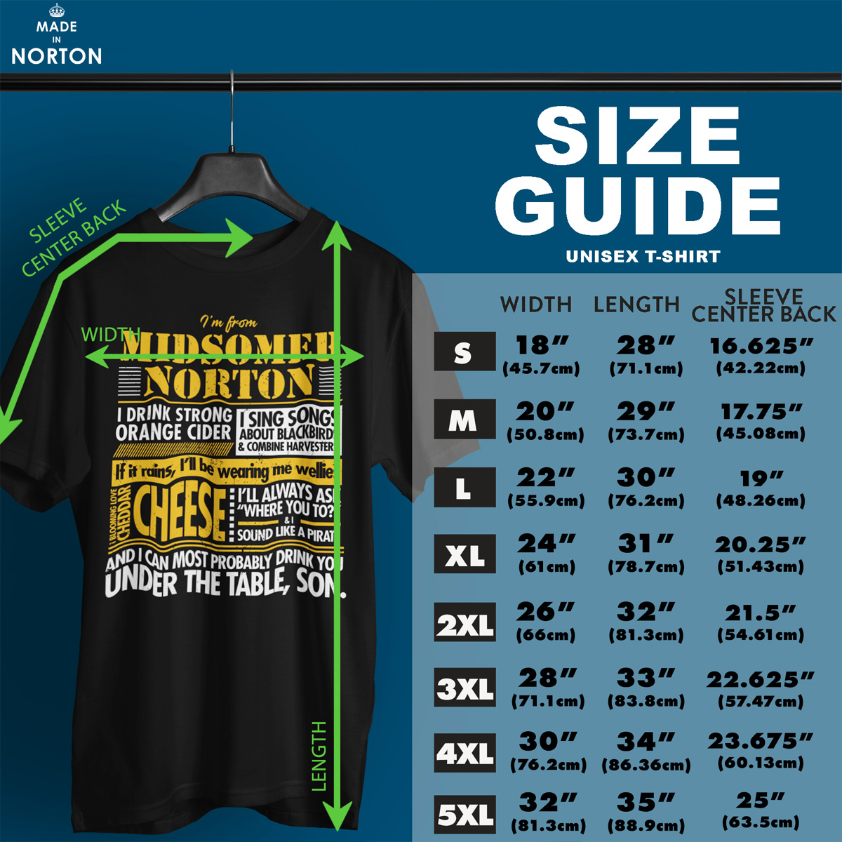 I'm From Midsomer Norton T-Shirt - Image 6