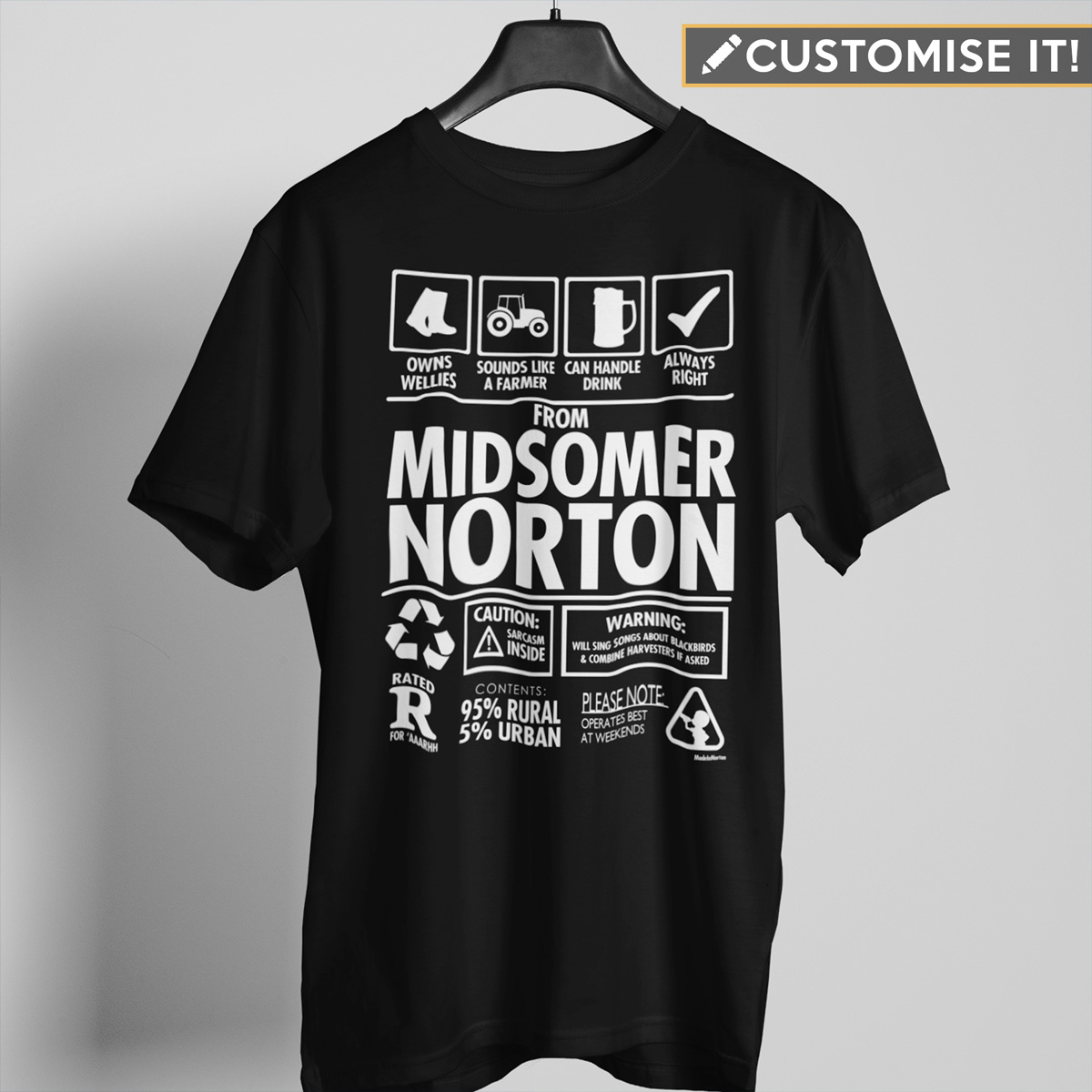 funny midsomer norton t-shirt