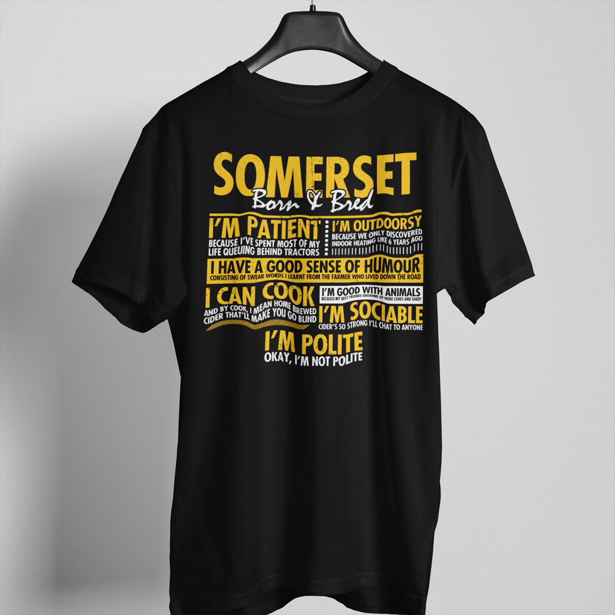 funny somerset t-shirt