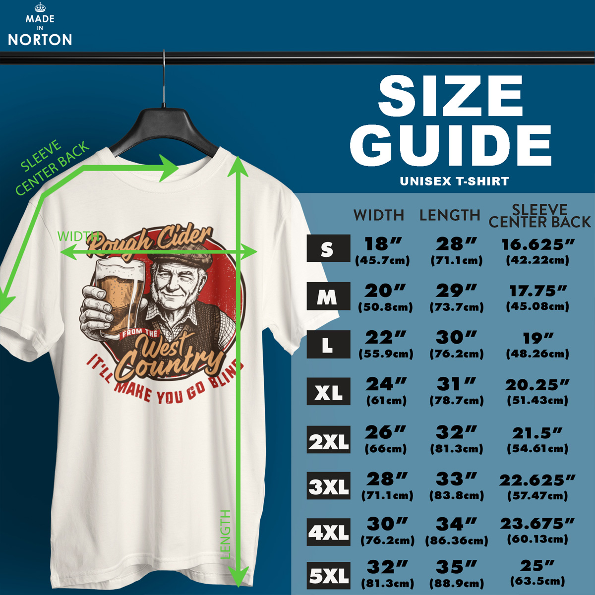 Rough Cider from the West Country T-Shirt - Image 6