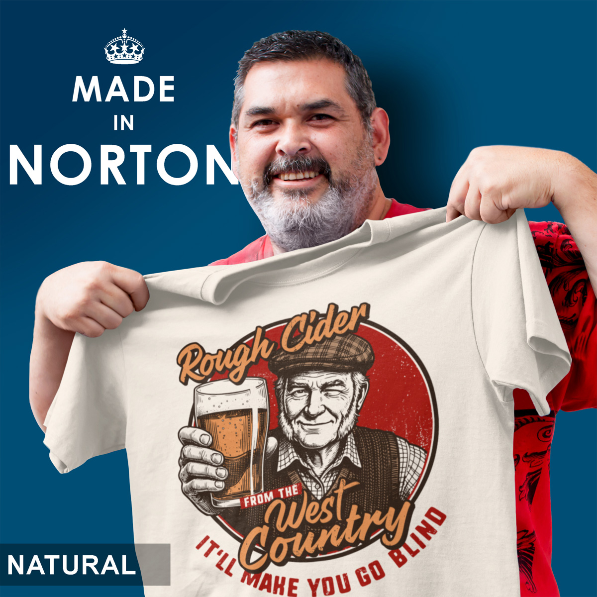 Rough Cider from the West Country T-Shirt - Image 5