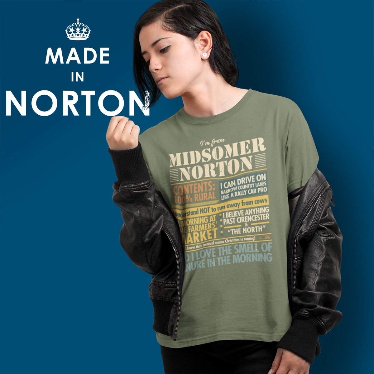 I'm From Midsomer Norton T-Shirt - Image 3