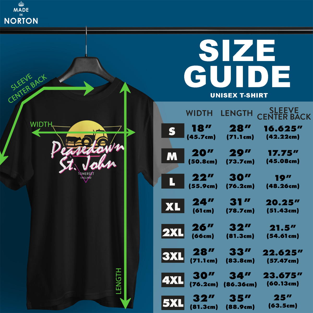 Peasedown St. John Sunset T-Shirt - Image 4