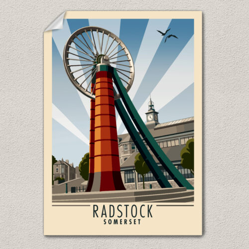 radstock wheel poster print