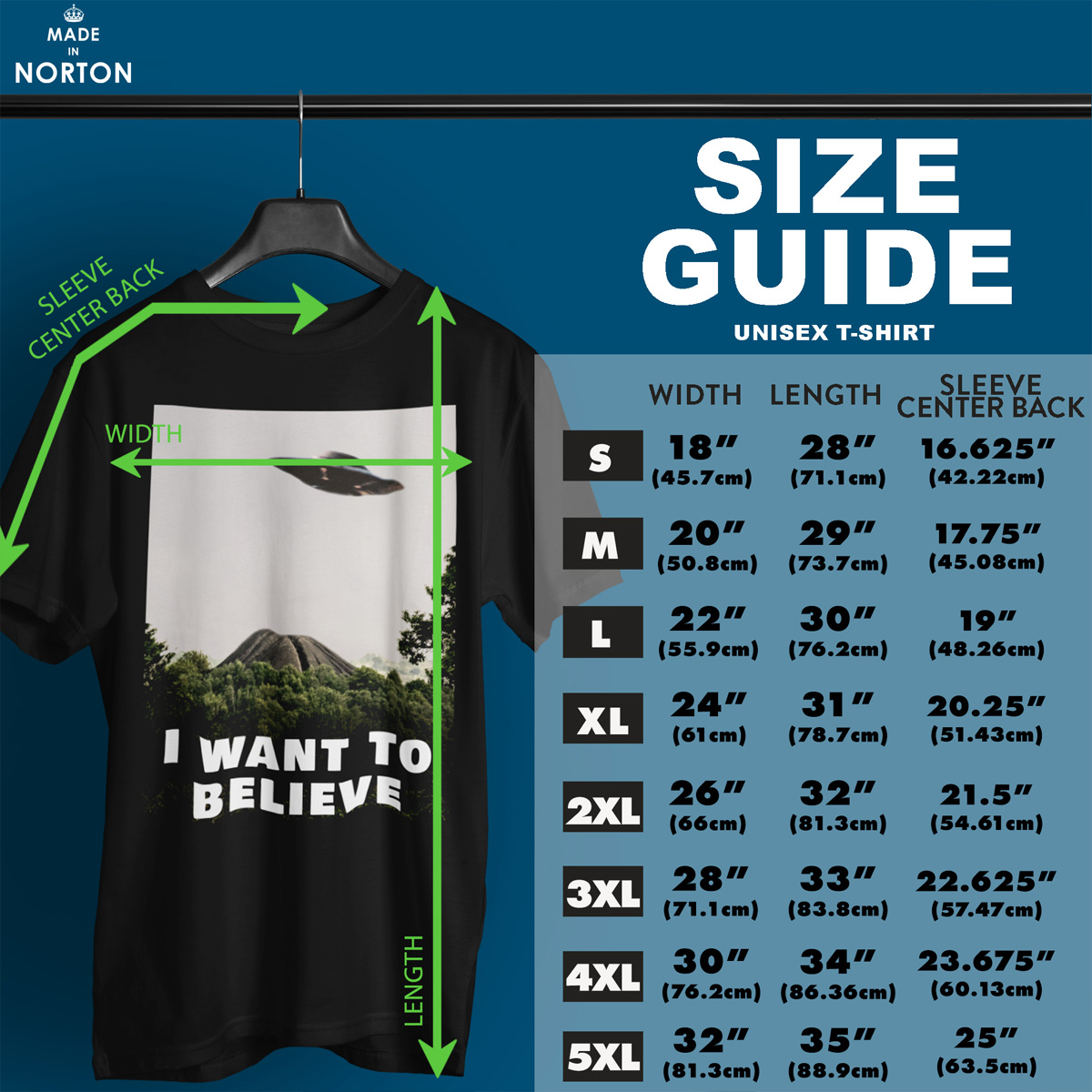I Want To Believe Paulton T-Shirt - Image 5