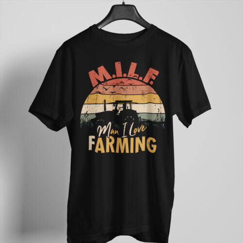 milf man i love farming t-shirt