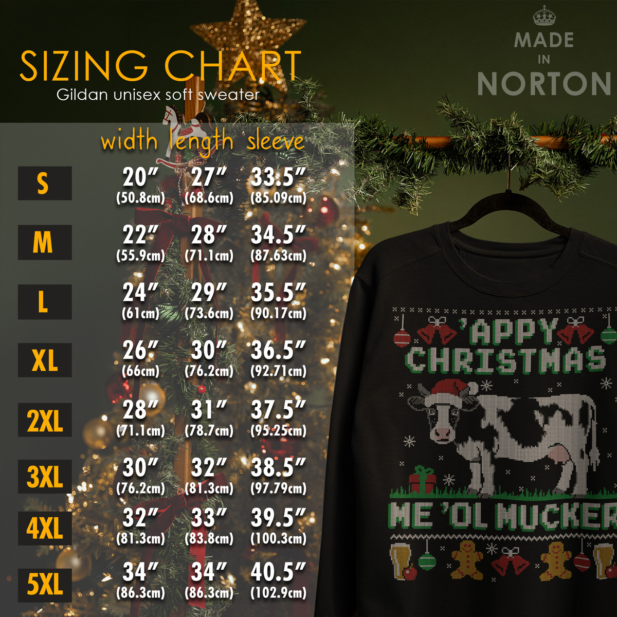 Happy Christmas Me Ol' Mucker Christmas Jumper - Image 5
