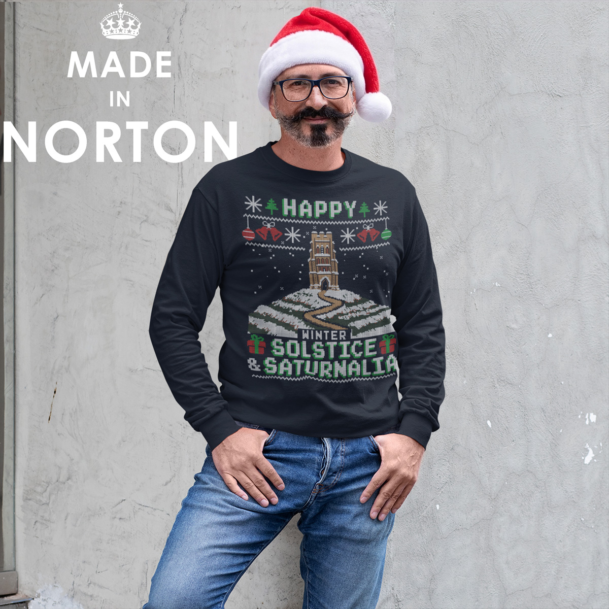 happy saturnalia ugly jumper